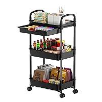 Algopix Similar Product 14 - Meulife 3Tier Rolling Utility Cart