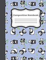 Algopix Similar Product 16 - Composition Notebook panda composition