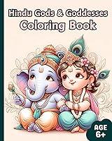 Algopix Similar Product 20 - Hindu Gods  Goddesses Coloring Book