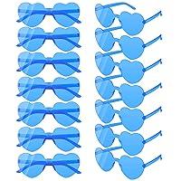 Algopix Similar Product 13 - STPIYFZU 14 Pack Heart Sunglasses