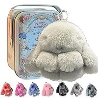 Algopix Similar Product 3 - Christmas Bunny Lulu Keychain Bunny