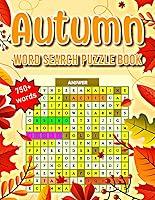 Algopix Similar Product 11 - Autumn Word Search Puzzle Book Adults