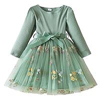 Algopix Similar Product 2 - Nileafes Toddler Girl Tulle Long Sleeve