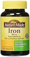 Algopix Similar Product 13 - Nature Made Iron 65 mg, 365 Tablets