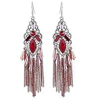 Algopix Similar Product 2 - Mlouye Women Boho Hook Earrings