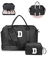 Algopix Similar Product 7 - Vogewood Initial Duffle Bag with Shoe