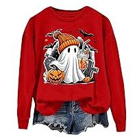 Algopix Similar Product 10 - Halloween Tops for Women Ghost Face