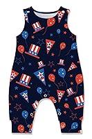 Algopix Similar Product 3 - Navy Blue Patriot Toddlers Bodysuits