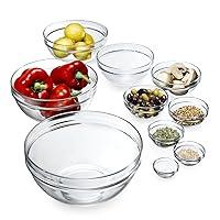 Algopix Similar Product 11 - Luminarc Glass 10Piece Set Stackable