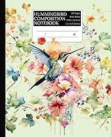 Algopix Similar Product 20 - Hummingbird Composition Notebook 100