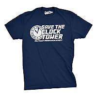 Algopix Similar Product 12 - Save The Clock Tower T Shirt Funny
