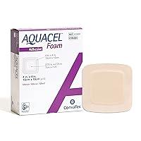 Algopix Similar Product 5 - AQUACEL Foam 4x4 Square Dressing with