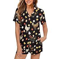 Algopix Similar Product 11 - Suhoaziia Rooster Flower Womens Lounge