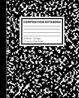 Algopix Similar Product 20 - Composition Notebook Wide Ruled