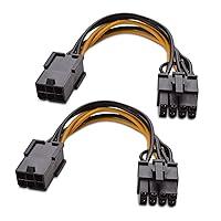 Algopix Similar Product 3 - Cable Matters 2Pack 6 Pin to 8 Pin