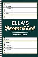 Algopix Similar Product 20 - Ellas Password List Secure Logbook