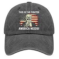 Algopix Similar Product 1 - Trump 2024 Hat This Is The Fighter
