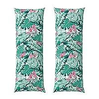 Algopix Similar Product 13 - Body Pillow Cover  Palm Leaves Super