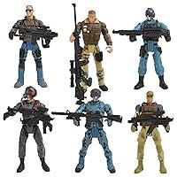 Algopix Similar Product 2 - Soldier Figures6 Pieces Collectible