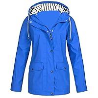 Algopix Similar Product 14 - Womens Waterproof Rain Jacket Buttons