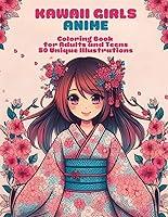 Algopix Similar Product 14 - Kawaii Girls Anime Coloring Book For