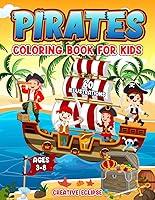 Algopix Similar Product 16 - Pirates coloring book for kids 60 Fun