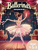 Algopix Similar Product 8 - Ballerinas Coloring Book Cute and fun