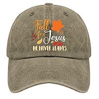 Algopix Similar Product 1 - Fall for Jesus He Never Leaves Mens