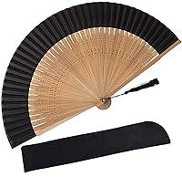 Algopix Similar Product 8 - Amajiji Small Folding Hand Fan for