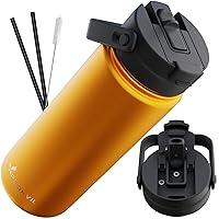 Algopix Similar Product 6 - 18 Oz Insulated Water Bottle with Flip