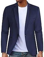 Algopix Similar Product 13 - Mens Classic One Button Slim Fit Suit