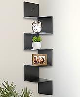 Algopix Similar Product 8 - Greenco Corner Shelf 5 Tier Shelves