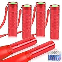 Algopix Similar Product 2 - Hilngav 6 Pack Red Light LED Flashlight