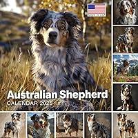 Algopix Similar Product 16 - Australian Shepherd Calendar 2025 365