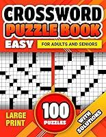 Algopix Similar Product 18 - Easy Crossword Puzzle Book for Adults