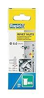 Algopix Similar Product 5 - RAPID 5000672 Rivet Nuts, Ø5 mm, Silver