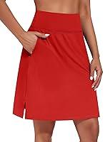 Algopix Similar Product 2 - Knee Length Skorts Skirts for Women