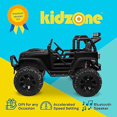 Electric Ride-On Truck for Kids with Remote Control, LED Lights, and M