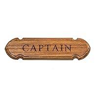 Algopix Similar Product 1 - Whitecap 62670 Teak Captain Name Plate