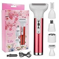 Algopix Similar Product 15 - Electric Razor for Women 5 in 1 Shaver