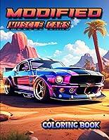 Algopix Similar Product 11 - Modified Muscle Cars Coloring Book