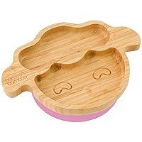 Algopix Similar Product 19 - Bamboo Baby Plate with Suction  Kids