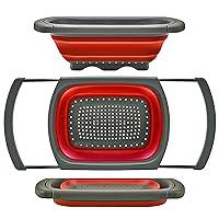 Algopix Similar Product 6 - Qimh Colander Collapsible Over The