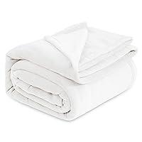 Algopix Similar Product 7 - Bedsure Fleece Blankets King Size White