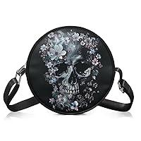 Algopix Similar Product 11 - Cvmxkxn Gothic Skull Print Circle