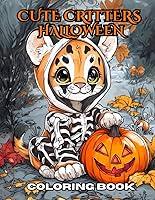 Algopix Similar Product 20 - CUTE CRITTERS HALLOWEEN COLORING BOOK