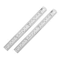 Algopix Similar Product 7 - ZZTX Ruler Metal Straight Edge Ruler