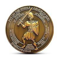 Algopix Similar Product 10 - 1pc Armor of God Challenge Coin