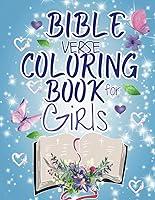 Algopix Similar Product 18 - Bible Verse Coloring Book for Girls