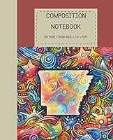 Algopix Similar Product 9 - Abstract Arkansas Composition Notebook